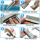 Axya Knife Sharpener Set - Professional Whetstone Grinding Stones for Sharpening