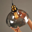 Axya Nordic Glass Ball Pendant Lights for Modern Living Room and Kitchen