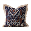 Axyaa Vintage Moroccan Ruffle Print Cushion Cover 45x45cm for Sofa