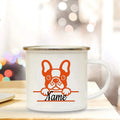 Enamel Dog Mom Custom Mug - Axyaa Dog Lovers Tea Cup Best Gift