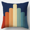 Axyaa Geometric Color Splicing Pillowcase 45x45cm Modern Home Decor