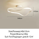 Axyaa Nordic LED Ceiling Lamp: Minimalist Modern Design for Master Bedroom & Study