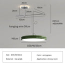 Axyaa Nordic LED Pendant Lights for Dining Tables & Kitchen, Modern Minimalist Swing Arm Hanging Lamps