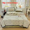 Axyaa Hepburn Wind Lace Summer Quilt | Wrinkled Yarn Xia Liang Quilt | Kapok Fill