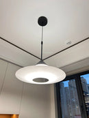 Axyaa Minimalist Round Flying Saucer Chandelier - High-end Designer Restaurant & Bar Lighting