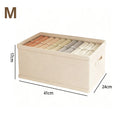 Axyaa Closet Organizer Box Pants Jeans Sweater Storage Compartment Basket