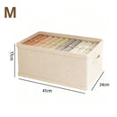 Axyaa Closet Organizer Box Pants Jeans Sweater Storage Compartment Basket