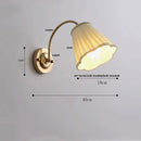 Axyaa Wood LED Wall Sconce Modern Rotatable 2 Arms Stair Light