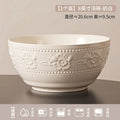 Axyaa French Cream Style Rice Bowl Set