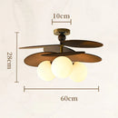 Axyaa Rattan Bubble Ceiling Chandelier for Home Decor
