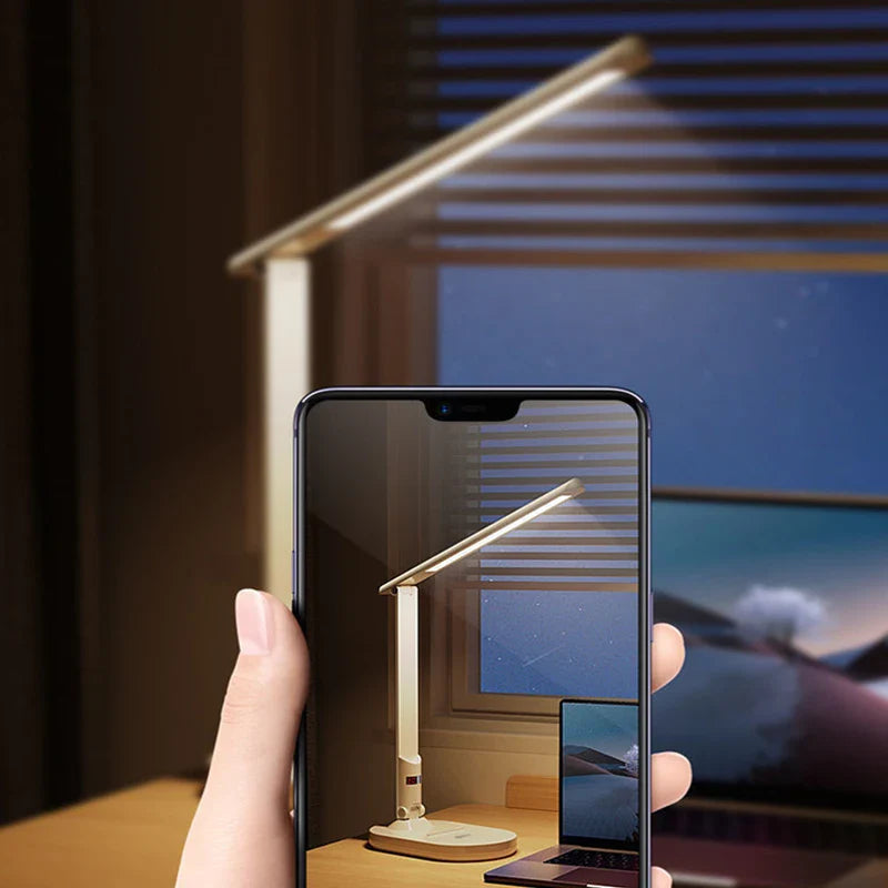 Axya LED Desk Lamp 3 Levels Dimmable Touch USB Rechargeable Foldable Night Light