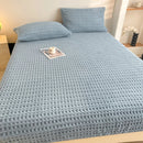 Axyaa Coral Velvet Fitted Sheet - Winter Warm Mattress Cover - Single/Queen/King Size