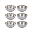 Axyaa Stainless Steel Sauce Dishes Set of 6