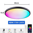Axyaa Smart RGB Ceiling Light: WiFi Voice Control, App Control, Alexa & Google Home Integration