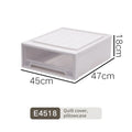 Axyaa Closet Organizer Storage Bins with Lid: Desktop Box for Clothes, Socks, Underwear