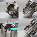 Axyaa Silver Metal Vase with Artificial Flowers for Desk Decor