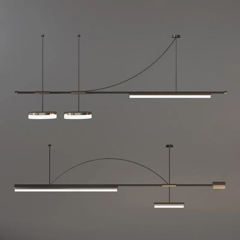 Axyaa Modern Style Luxury Chandelier for Indoor Dining Hall, Bar, and Office