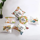 Autumn Maple Leaf Cushion Cover - Axyaa Home Decor Pillows