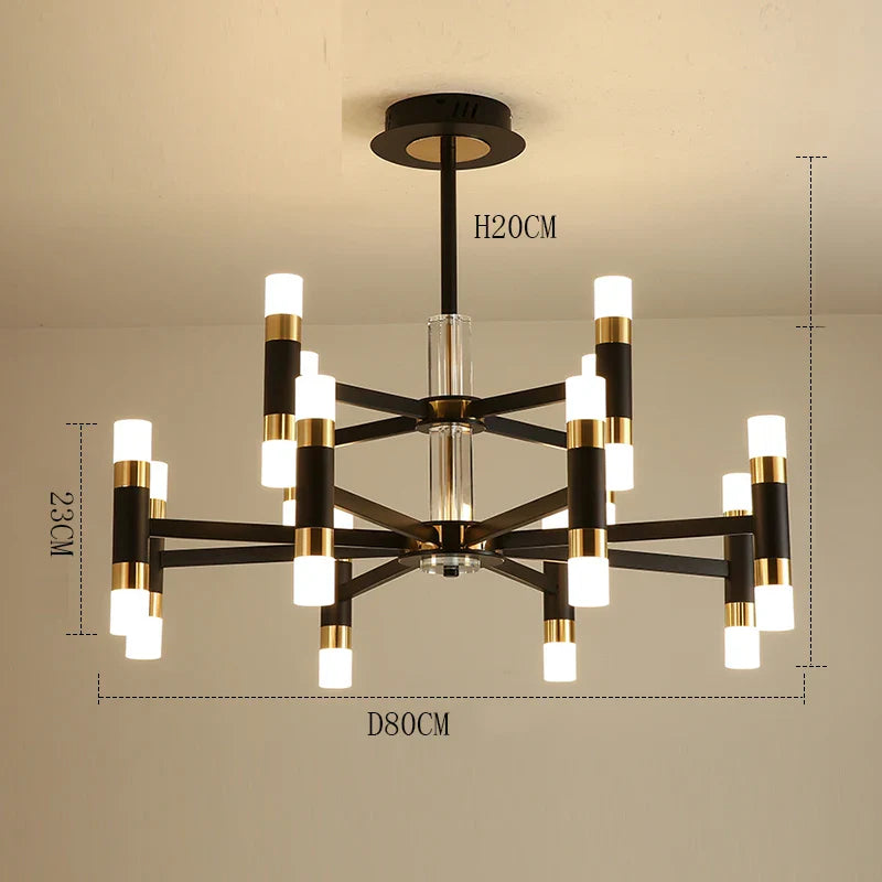 Axyaa Modern Minimalist Light Luxury Pendant Lamp Elegant Italian Restaurant Lighting