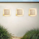 Axyaa Square LED Wall Lamp for Outdoor Decor in Villa Courtyard & Restaurant