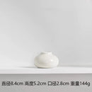 Axyaa Ceramic Base Ins Japanese Home Living Room Vase White Pink Purple Blue