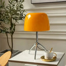 Modern Bauhaus Style Glass Table Lamps by Axyaa - LED Fixtures for Home and Office