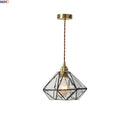 Axyaa Glass Shade LED Pendant Chandelier, Nordic Modern Design for Living Room and Bedroom