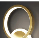 Axyaa Nordic Circular Wall Lamp: Modern & Creative Living Room and Corridor Lighting