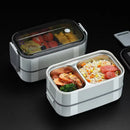 Axyaa 304 Stainless Steel Insulated Lunch Box Microwave Safe for Students at Work