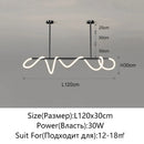 Axyaa Nordic LED Chandelier for Home Decor - Luminous Pendant Lighting