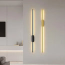 Axyaa Modern LED Wall Lights for Bedroom Living Room Kitchen Stair, Black Surface Mounted Lamp
