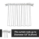 Axyaa Leaf Designer Jacquard Curtain for Living Room White Polyester Fiber