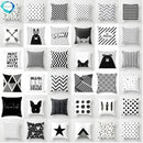 Axyaa Geometric Cushion Cover - Modern Home Living Room Sofa Pillow