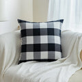 Axyaa Striped Cushion Cover 45x45cm - Hawthorn Red Ivory Polyester Pillow Cover