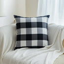 Axyaa Striped Cushion Cover 45x45cm - Hawthorn Red Ivory Polyester Pillow Cover