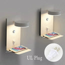 Axyaa Wall Lamp 9W Touch Switch 3 Tone Light, USB Charging, 350 ° Rotating LED