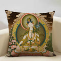 Axyaa Religious Culture Art Linen Pillowcase 45X45CM Home Decor
