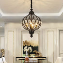 Axyaa Vintage Lantern Chandelier for Living Room Bedroom Stairwell Aisle