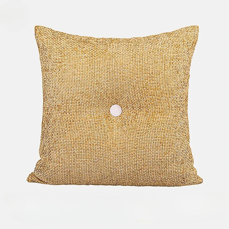 Axyaa Tufted Solid Sofa Cushion Bed Rest Accent Pillow for Living Room Bedroom