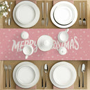 Snowflake Gift Box Table Runner by Axyaa - Elegant Wedding Dining Decor