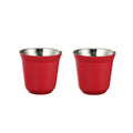 Axyaa Double Wall Espresso Tumbler Glasses Set