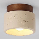 Axyaa Antique Style Entrance Ceiling Light for Corridor, Balcony, Foyer in Japanese Yellow Stone