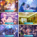 Axyaa Star Galaxy Projector: Nebula Night Light with 10 Colors, Timer, Ceiling Romantic Ambiance