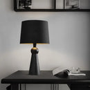 Axyaa French Solid Wood LED Floor Lamp with Fabric Lampshade Design