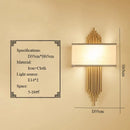 Axyaa Modern Chinese Style Wall Lamp for Bedroom and Living Room