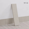 Axyaa Self-Adhesive Wooden Wall Stickers, Rectangular Skirting Lines, 1mm Thickness, Indoor Use