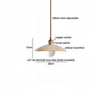 Axyaa LED Pendant Lights Yellow Travertine Gold Brass Hanging Lamp for Kitchen Island