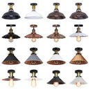 Axya Retro Ceiling Light Industrial Flush Mount Lampshade for Home Decor
