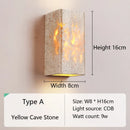 Axyaa Wabi Sabi Stone Wall Light for Home Decor