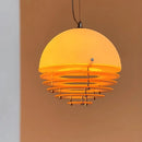 Axyaa Sunset Orange Bauhaus Pendant Light